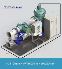 IACS Approved IMO MEPC.279(70) Standard 250m3/h Explosion Proof Marine Ballast Water Management System BWS