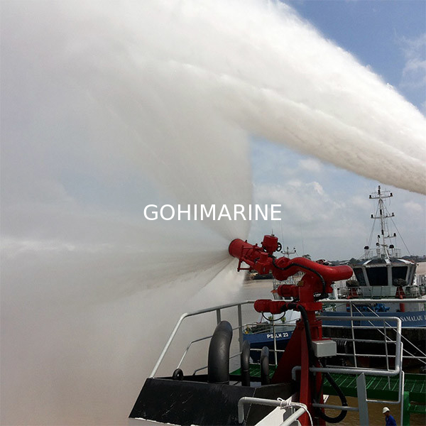 CCS, BV, ABS Approved 300-2400m3/h Stainless Steel FiFi System Fire Fighting Water Monitor