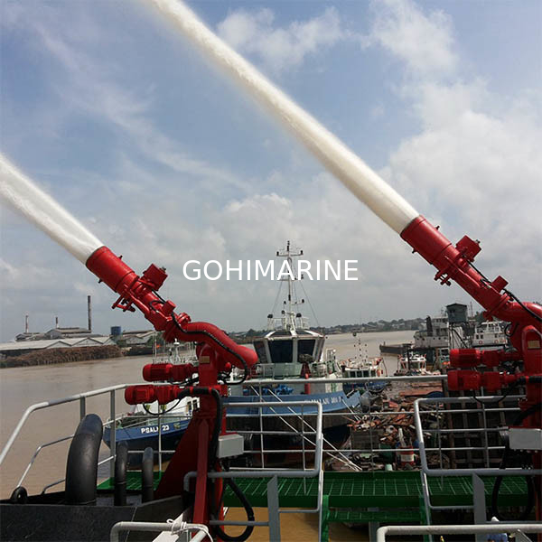 CCS, BV, ABS Approved 300-2400m3/h Stainless Steel FiFi System Fire Fighting Water Monitor