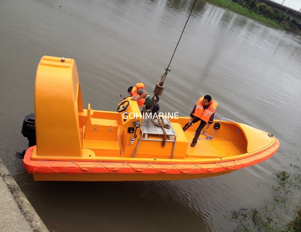 SOLAS Approved 8 Persons FRP Marine Life Saving Fast Rescue Boat FRC