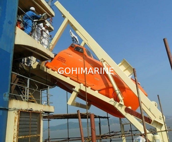 CCS, EC, BV Approved SOLAS Standard Cheap Small 4.9m 16 Persons FRP Free Fall Lifeboat