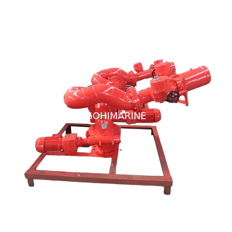 CCS, BV, ABS Approved 300-2400m3/h Stainless Steel FiFi System Fire Fighting Water Monitor