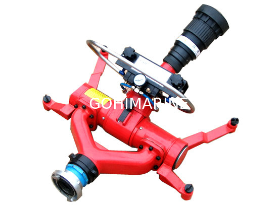 CCS, BV, ABS Approved 300-2400m3/h Stainless Steel Manual Fire Fighting Water Monitor