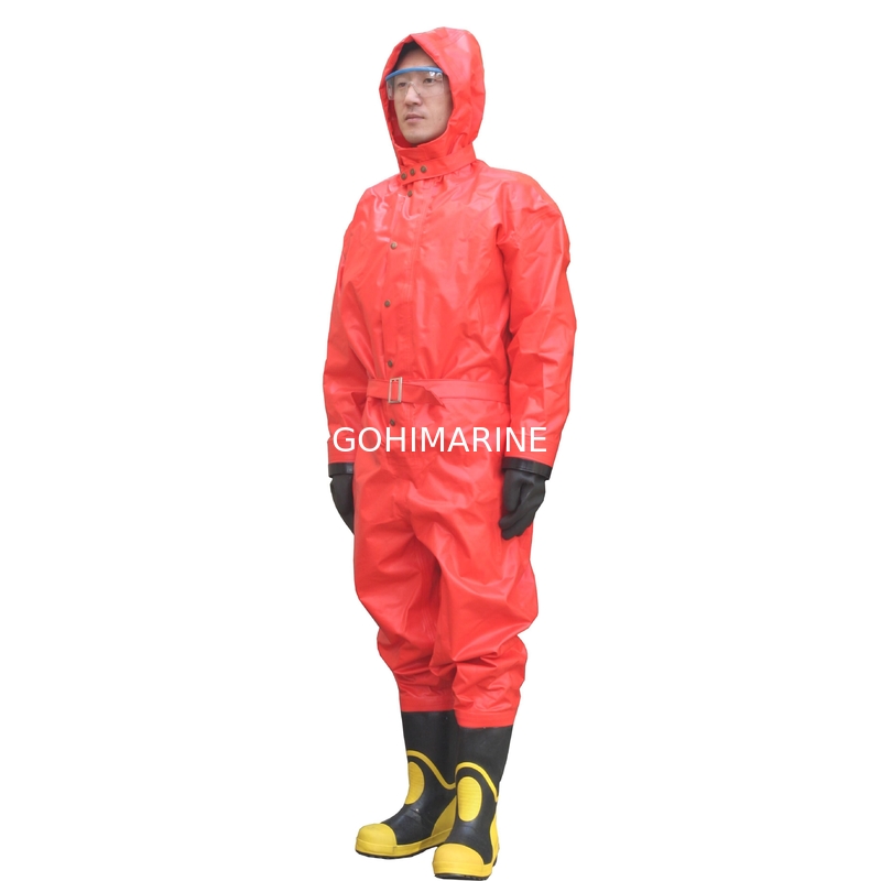CCS Approved Marine Lightweight Chemical Protective Suit Clothing