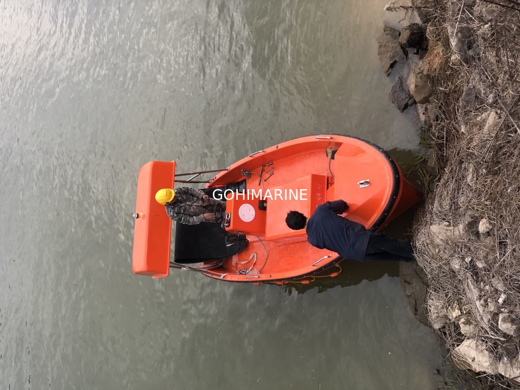 CCS, BV, ABS, DNV-GL, EC, MED Approved SOLAS 6 Persons Rigid Rescue Boat With Davit