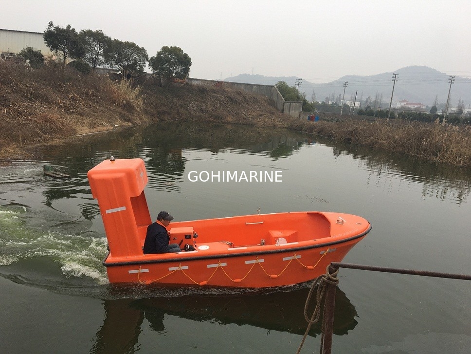 CCS, BV, ABS, DNV-GL, EC, MED Approved SOLAS 6 Persons Rigid Rescue Boat With Davit