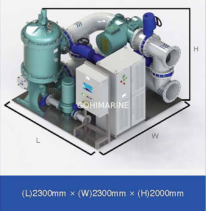 IMO MEPC.279(70) Approved 100m3/h Ship Ballast Water Management System BWMS