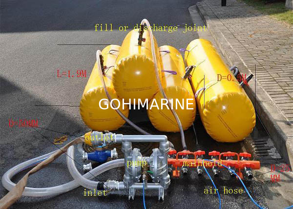 LEEA 051 High Strength PVC 100-600L Lifeboat Buoyancy Testing Water Bag